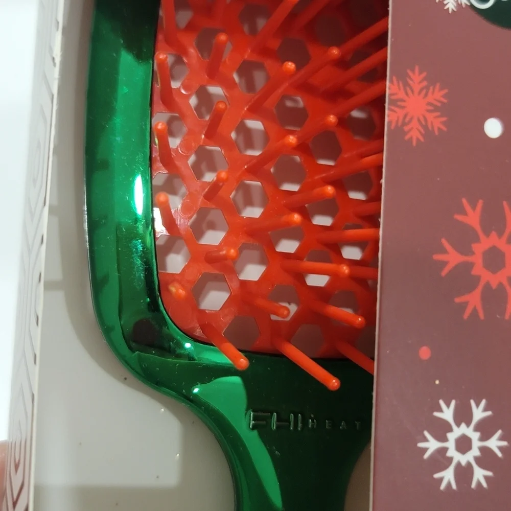 NEW FHI Heat Detangling Hair Brush Mini in Holly Chrome Special Edition